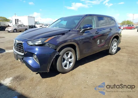 2023 Toyota Highlander Platinum/Xse from USA, damaged, VIN 5TDKDRAHXPS509722